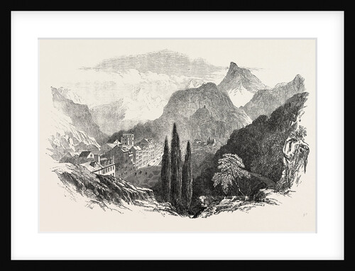 Eaux Bonnes Pyrenees 1854 by Anonymous