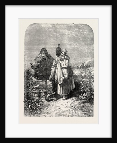 The Russian Serf, from the Exhibition of the Society of Painters in Water-Colours 1854 by Anonymous