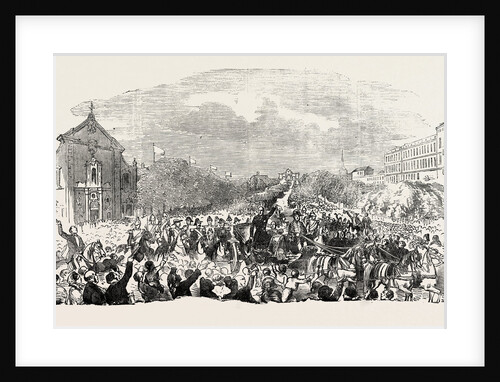 Public Entry of General Espartero Into Madrid Spain 1854 by Anonymous