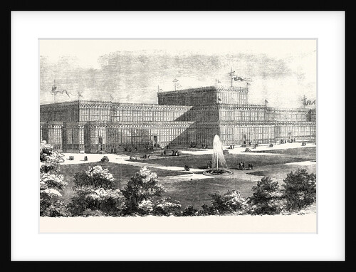 The Industrial Exhibition at Munich 1854 Germany by Anonymous