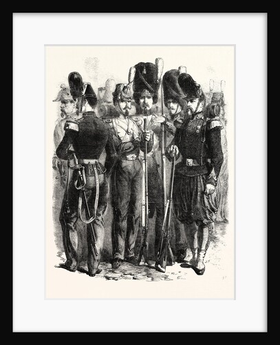 Infantry of the French Imperial Guard 1854 by Anonymous