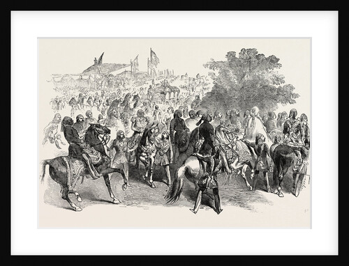 Marriage Procession of the Sultan's Daughter at Constantinople Istanbul 1854 by Anonymous