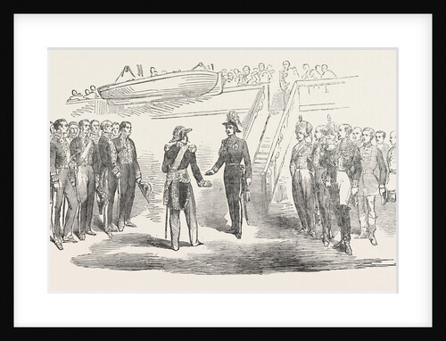 The Meeting of His Royal Highness Prince Albert and the Emperor of the French at Boulogne 1854 by Anonymous