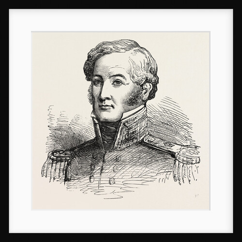 Rear-Admiral Plumridge (Baltic Fleet) from a Family Painting 1854 by Anonymous