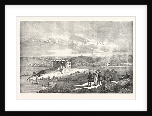 Fort Nottich Bomarsund. Breach Made by an English Three-Gun Battery 1854 by Anonymous