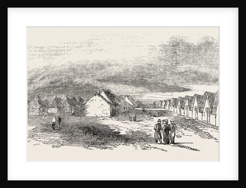 Sketch of a Portion of the Camp at St. Omer 1854 by Anonymous