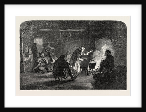 Interior of a Wallachian Hut 1854 by Anonymous
