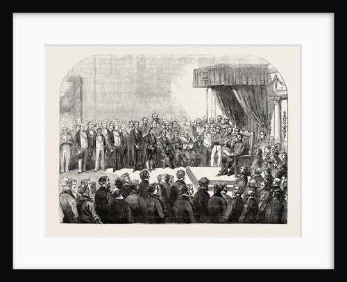 Opening of the Cape Parliament in the State Room Cape Town 1854 South Africa by Anonymous