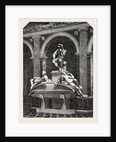 The Monument of Lorenzo De Medici, in the Italian Court at the Crystal Palace 1854 by Anonymous