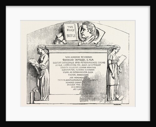 Monument to the Late Rev. Dr. Butler in Harrow Church 1854 by Anonymous