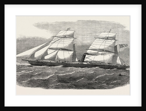 The New Screw Steamer Barwon 1854 by Anonymous