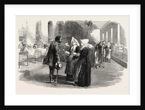 Sisters of Charity (St. Benoit) in the New Hospital at Pera. 1854 by Anonymous