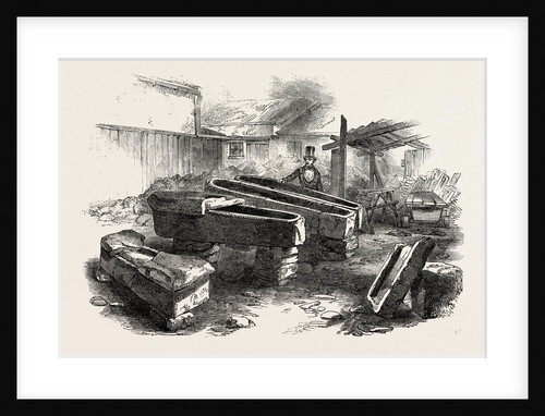 Stone Coffins Found at Bath 1854 by Anonymous