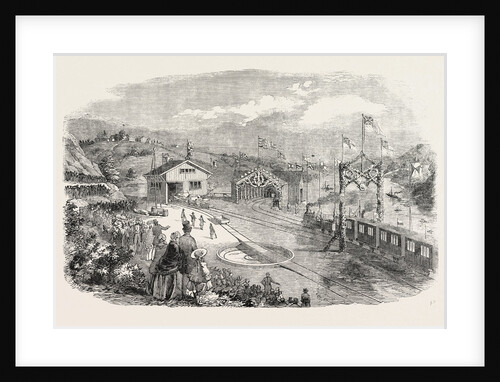 The Norwegian Trunk Railway: Eidsvold Station 1854 by Anonymous