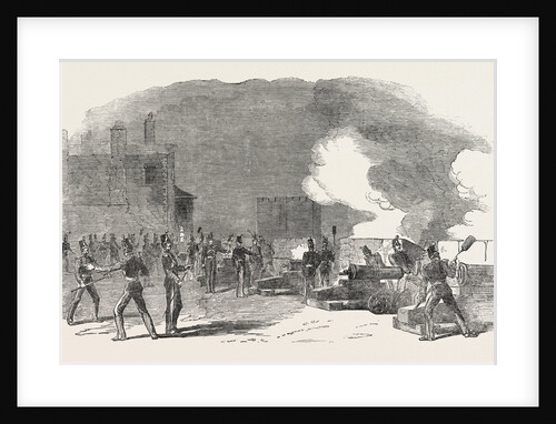 Firing the Tower Guns for the Great Victory in the Crimea 1854 by Anonymous