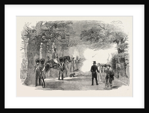 Firing the Park Guns for the Great Victory in the Crimea 1854 by Anonymous