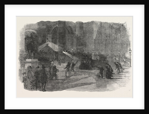 The Lord Mayor Proclaiming at the Royal Exchange the Victory on the Alma 1854 by Anonymous