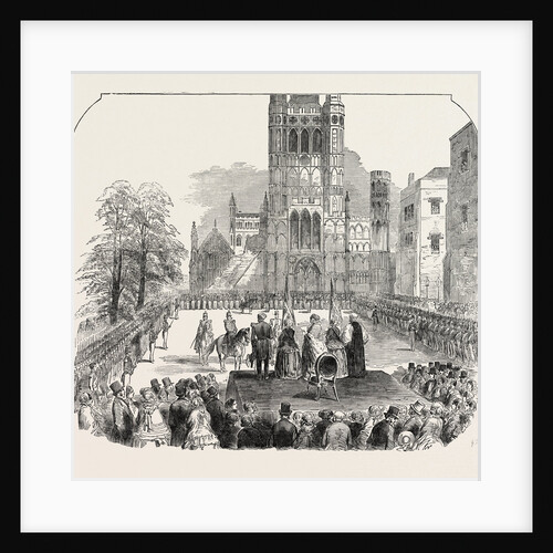 Presentation of Colours to the Cambridgeshire Militia at Ely 1854 by Anonymous