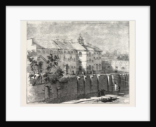 Gaol at Lewes in which the Russian Prisoners Are Confined 1854 by Anonymous