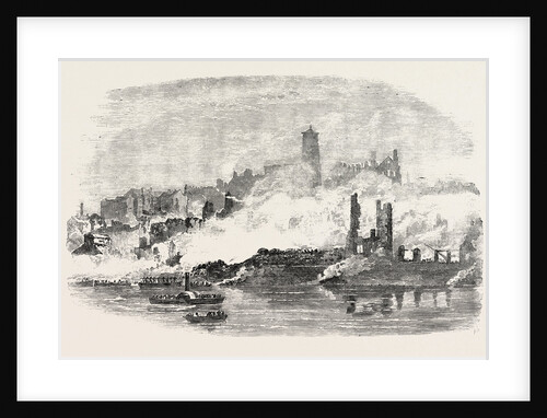Remains at Gateshead Site of the Explosion 1854 by Anonymous
