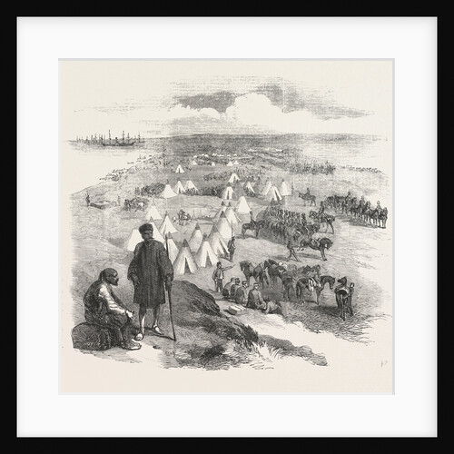 The Crimean War: The Battle on the Alma: English Encampment on the Coast Near Toula in the Crimea 1854 by Anonymous