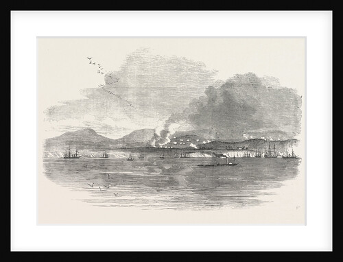 The Crimean War: The Battle of the Alma: Sketched from the Deck of the Star of the South 1854 by Anonymous