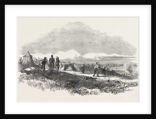 The Crimean War: Scene in the French Camp Sketched on the Day after the Battle of the Alma 1854 by Anonymous