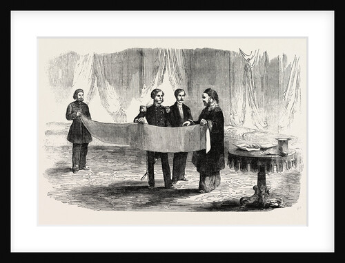 The Crimean War: Lieutenant Montagu O'Reilly Explaining His Sketch of Sebastopol to the Sultan 1854 by Anonymous