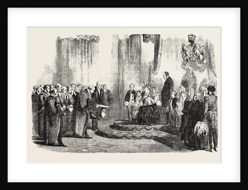 Her Majesty's Visit to Hull and Grimsby: Presentation of Addresses to Her Majesty at the Station Hotel Hull 1854 by Anonymous