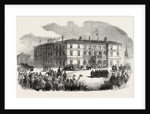 Her Majesty's Visit to Hull and Grimsby: The Queen at the Station Hotel at Hull 1854 by Anonymous