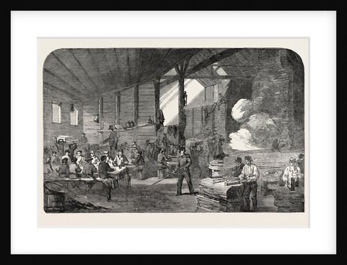 Schlesinger and Co.'s Ammunition Works at Northfleet Bullet-Casting 1854 by Anonymous