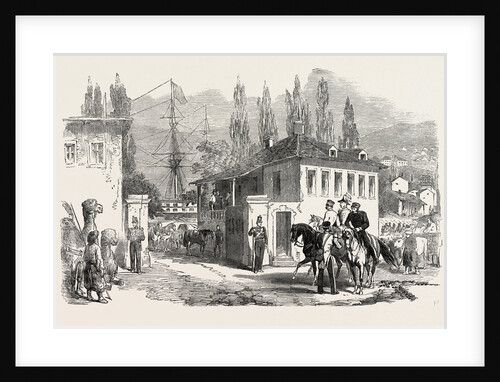 The Crimean War: Lord Raglan's Headquarters at Balaclava 1854 by Anonymous