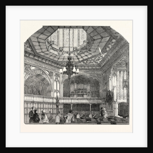 The Chapel Royal Windsor Castle 1854 by Anonymous
