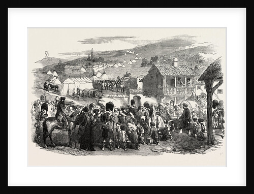 The Crimean War: The Inhabitants Leaving Balaclava by Order of Lord Raglan 1854 by Anonymous