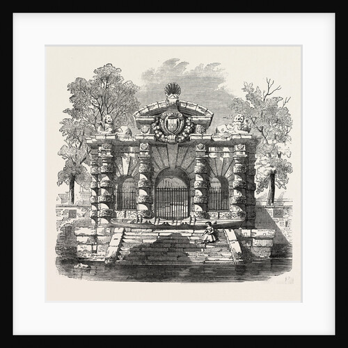 The Water-Gate of York House Buckingham Street Strand London 1854 by Anonymous