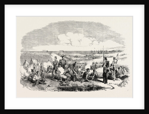 The Crimean War: Camp of the 21st Fusiliers on the Heights of Sebastopol 1854 by Anonymous