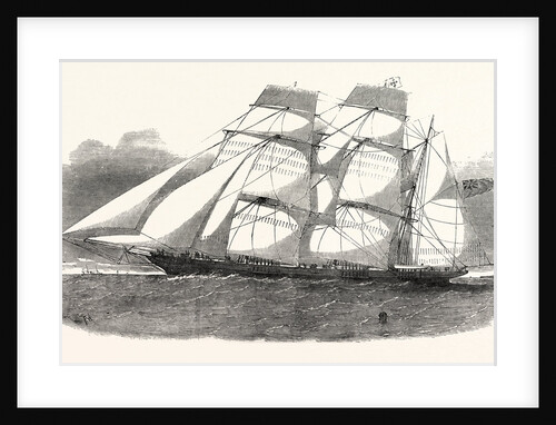 The Sunderland Clipper Barque Flying Dragon 1854 by Anonymous