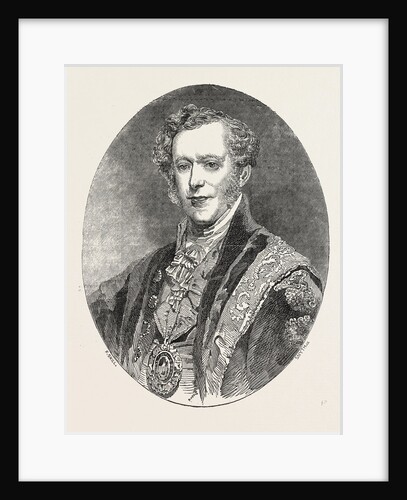 The Right Hon. Francis Graham Moon Lord Mayor 1854 by Anonymous