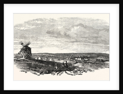 The Crimean War: The Siege of Sebastopol: Camp of the Siege Train (General Sir J. Burgoyne) at Sebastopol 1854 by Anonymous