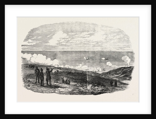 The Crimean War: Sebastopol Batteries Firing at an Austrian Vessel 1854 by Anonymous