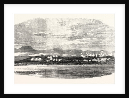 The Crimean War: Battle of the Alma: Sketched from the Mizen-Top of H.M.S. Retribution, 1854 by Anonymous