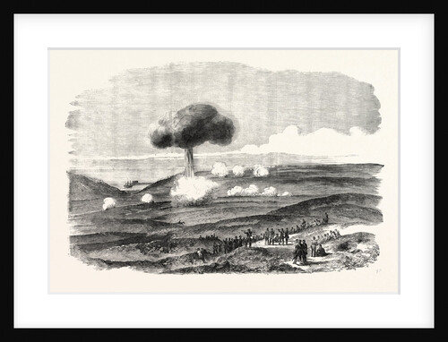 The Crimean War: The Siege of Sebastopol: Explosion of a Powder Magazine in the English Trenches 1854 by Anonymous