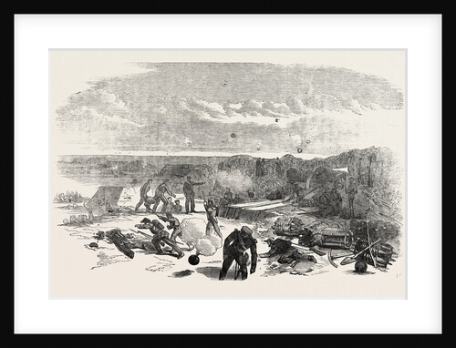 The Crimean War: Opening of the Bombardment of Sebastopol Chapman's Battery 1854 by Anonymous