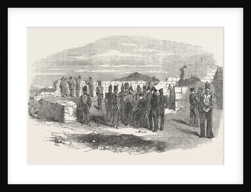 The Crimean War: The Quarries Field Headquarters of Lord Raglan Off Sebastopol 1854 by Anonymous