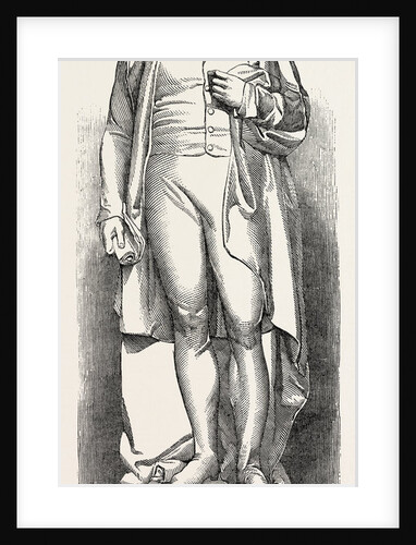 Marble Statue of the Late Sir Robert Peel (Noble Sculptor) Placed in St. George's Hall Liverpool 1854 UK by Anonymous