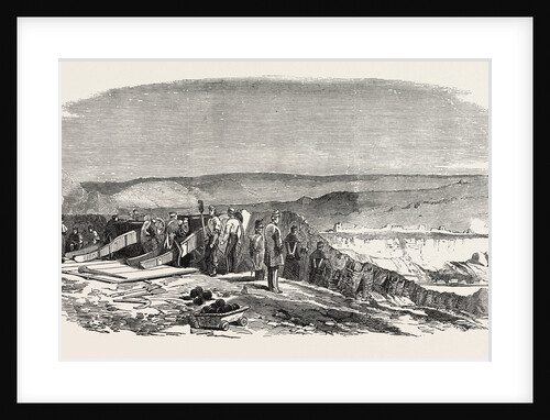 The Crimean War: The Allied Troops Preparing to Silence Inkerman 1854 by Anonymous