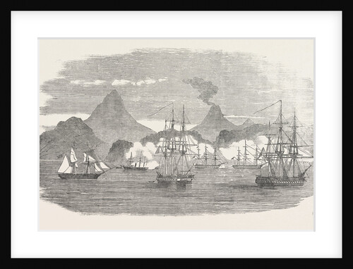 The Crimean War: Naval Attack on the Russian Fort of Petropaulovski 1854 by Anonymous