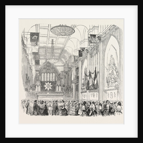 Ball at Guildhall in Aid of the Patriotic Fund London UK 1854 by Anonymous
