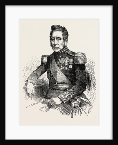 Lieut.-General Sir John Fox Burgoyne G.C.B. From a Daguerreotype by Victor Plumier 1854 by Anonymous