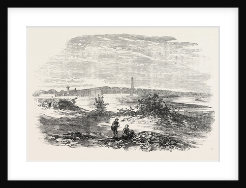 The Bromborough Pool Candle-Works from the Mersey 1854 by Anonymous